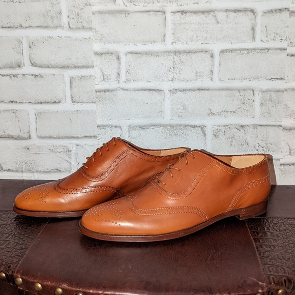 NEW Ralph Lauren Collection Quintin Calfskin Oxford size - Picture 8 of 14